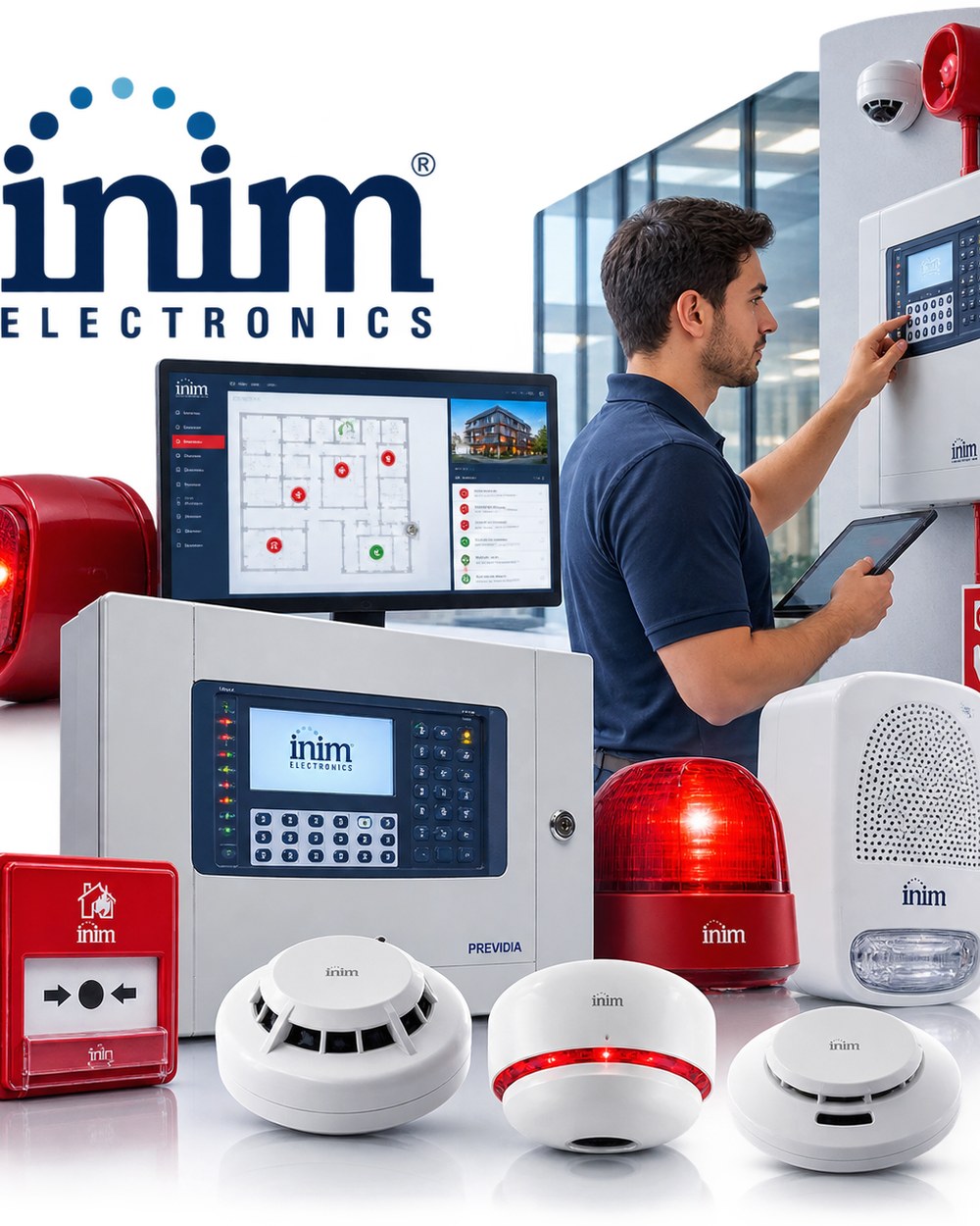 Sistema contra incendio Inim